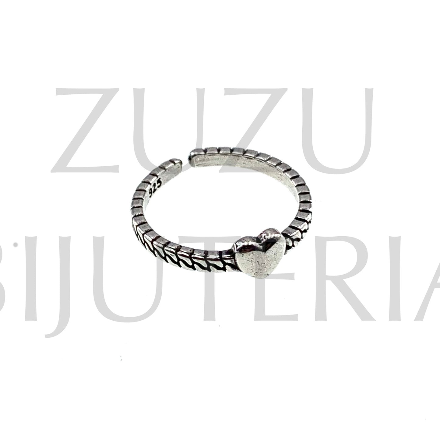 Ring (Adjustable) - Silver Plated