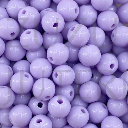 8mm Acrylic Bead (100 pieces) - Lilac
