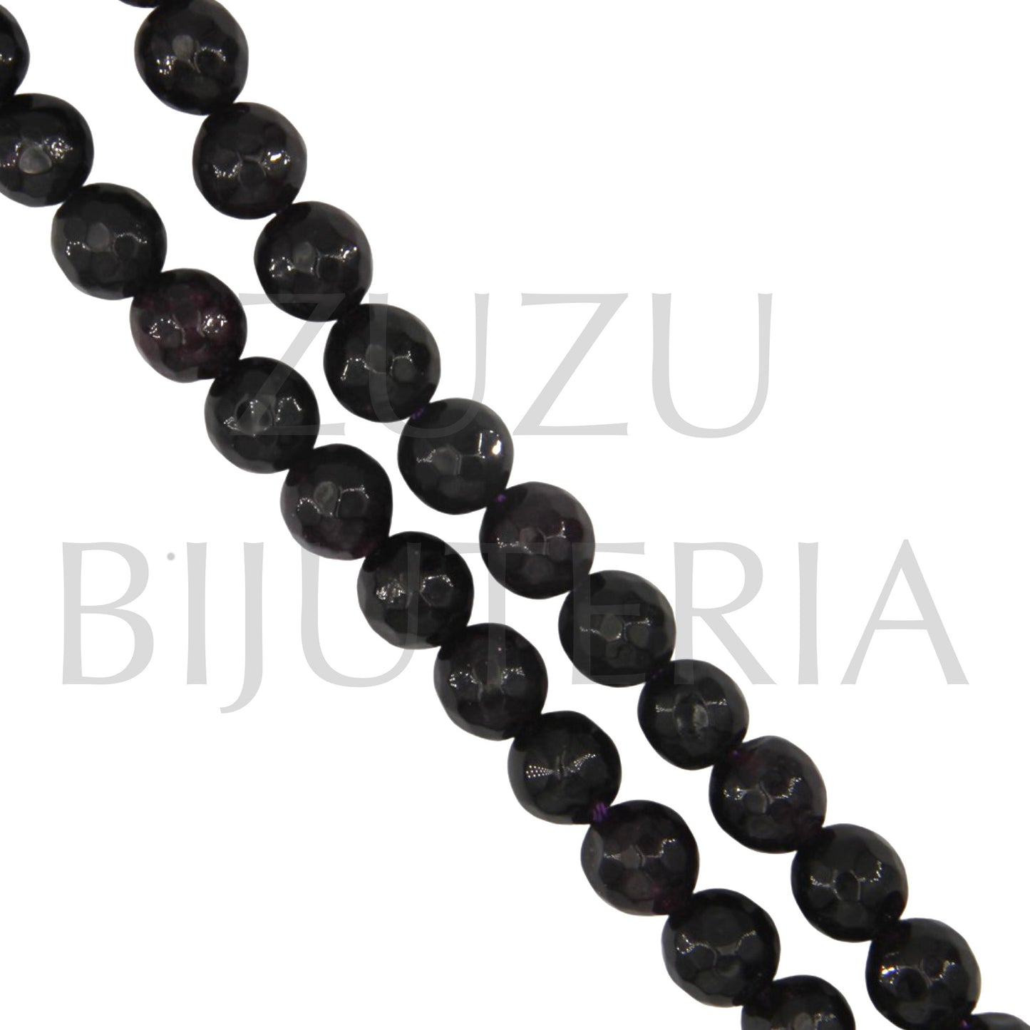 Agate Stone Faceted Stone Onix 8mm (hole 1mm) Length 38cm