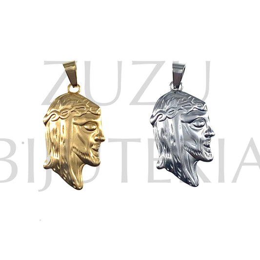 Pendant Portrait 30mm x 19mm - Stainless Steel