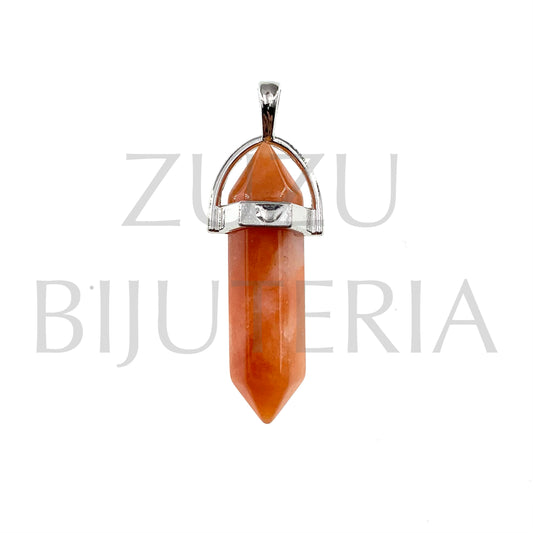 Pendente Pedra 36mm x 14mm - Cobre