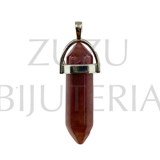 Pendente Pedra 36mm x 14mm - Cobre