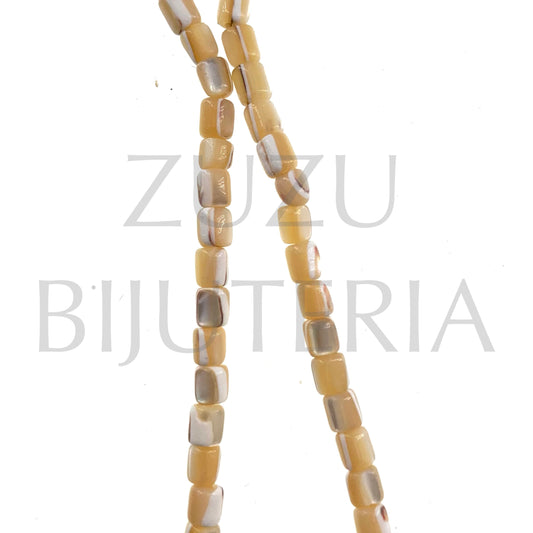 Mother of pearl strand 4mm x 3mm (47cm)
