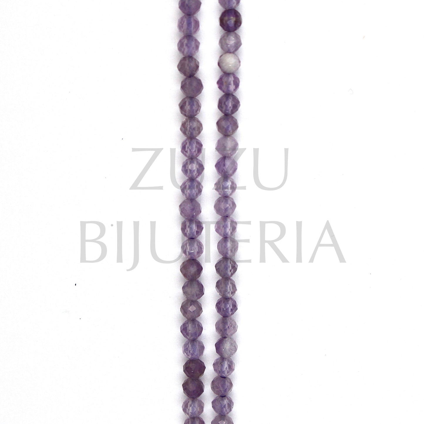 Faceted Amethyst 2mm (39cm)