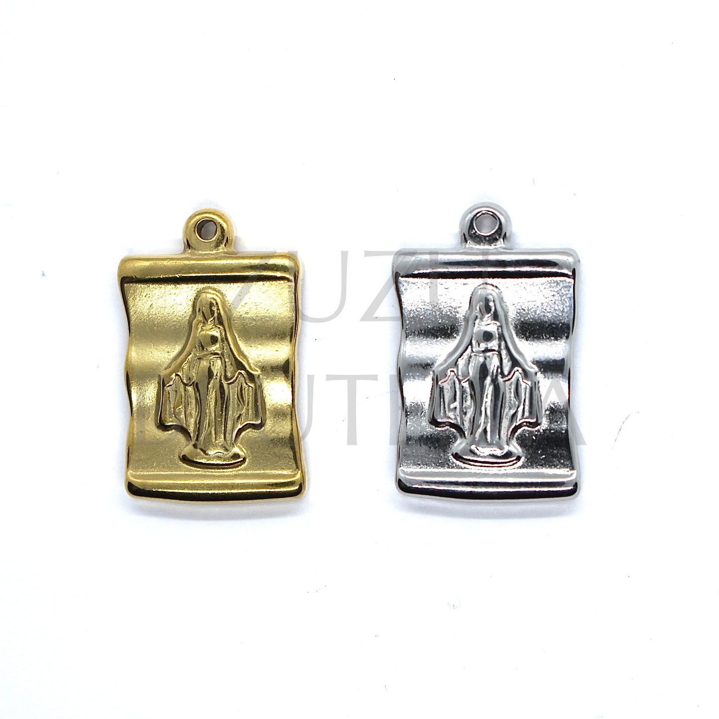 Pendente Nossa Senhora 20mm x 15mm - Aço Inox