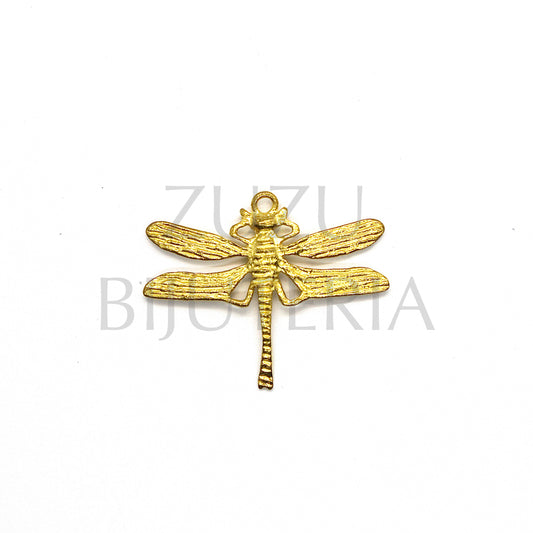 Pendente Besouro Dourado 21mm x 25mm - Cobre