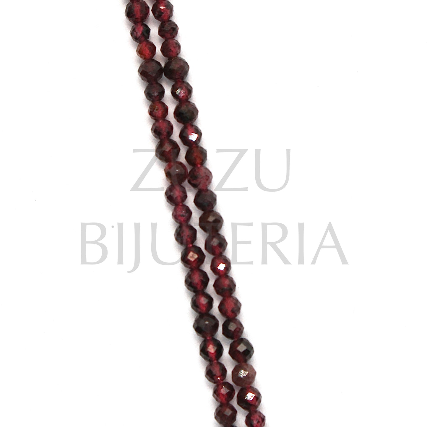 Fiada Pedra Natural Bordeaux Misturada 2mm (40cm)