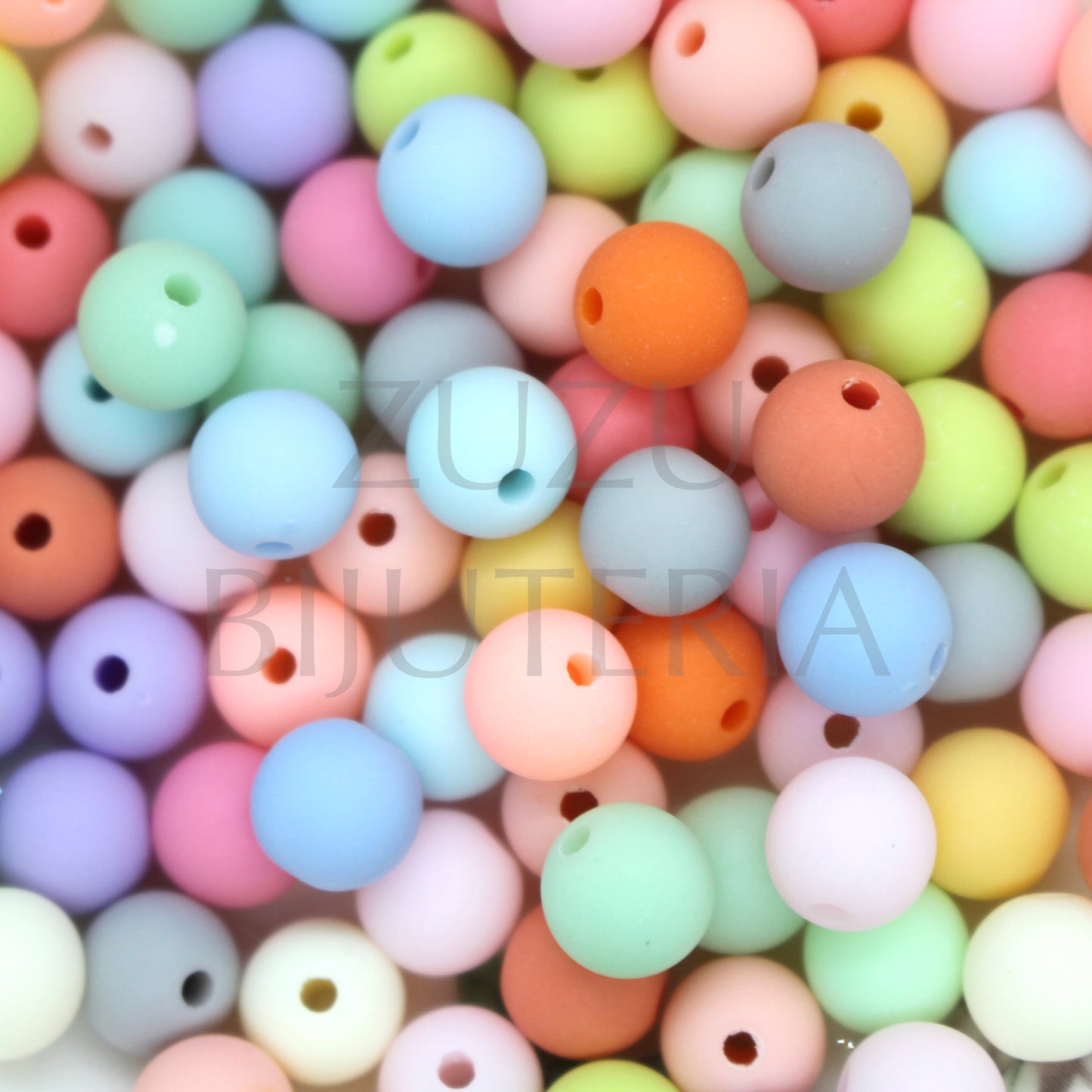 Acrylic Bead 8mm (100 pieces) - Mixed Mate