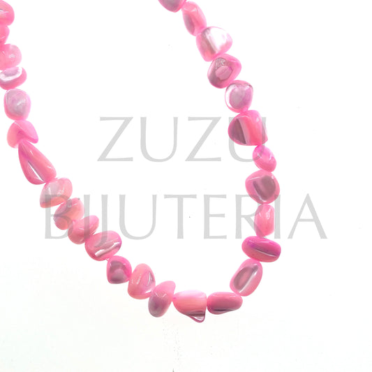 Thread Mother of Pearl Bead 7mm (39cm) - Pink