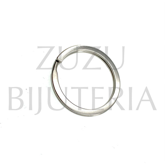 30mm Silver Key Holder Ring - Copper