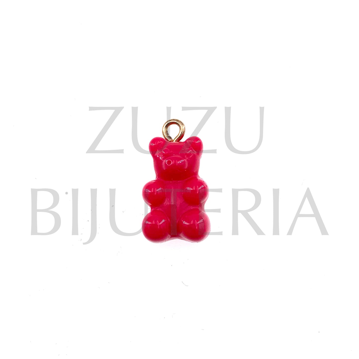 Bear Pendant 16mm x 10mm - Acrylic