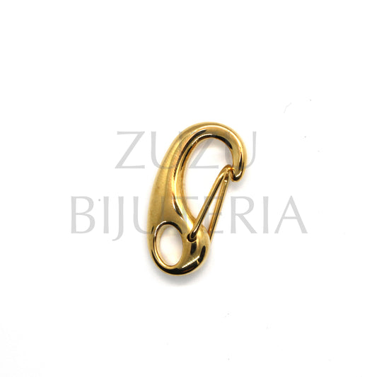 Gold Clasp 26mm x 13mm - Stainless Steel