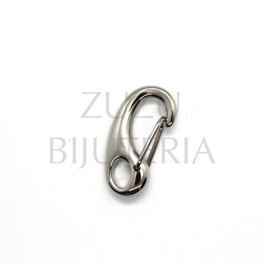 Silver Clasp 26mm x 13mm - Stainless Steel