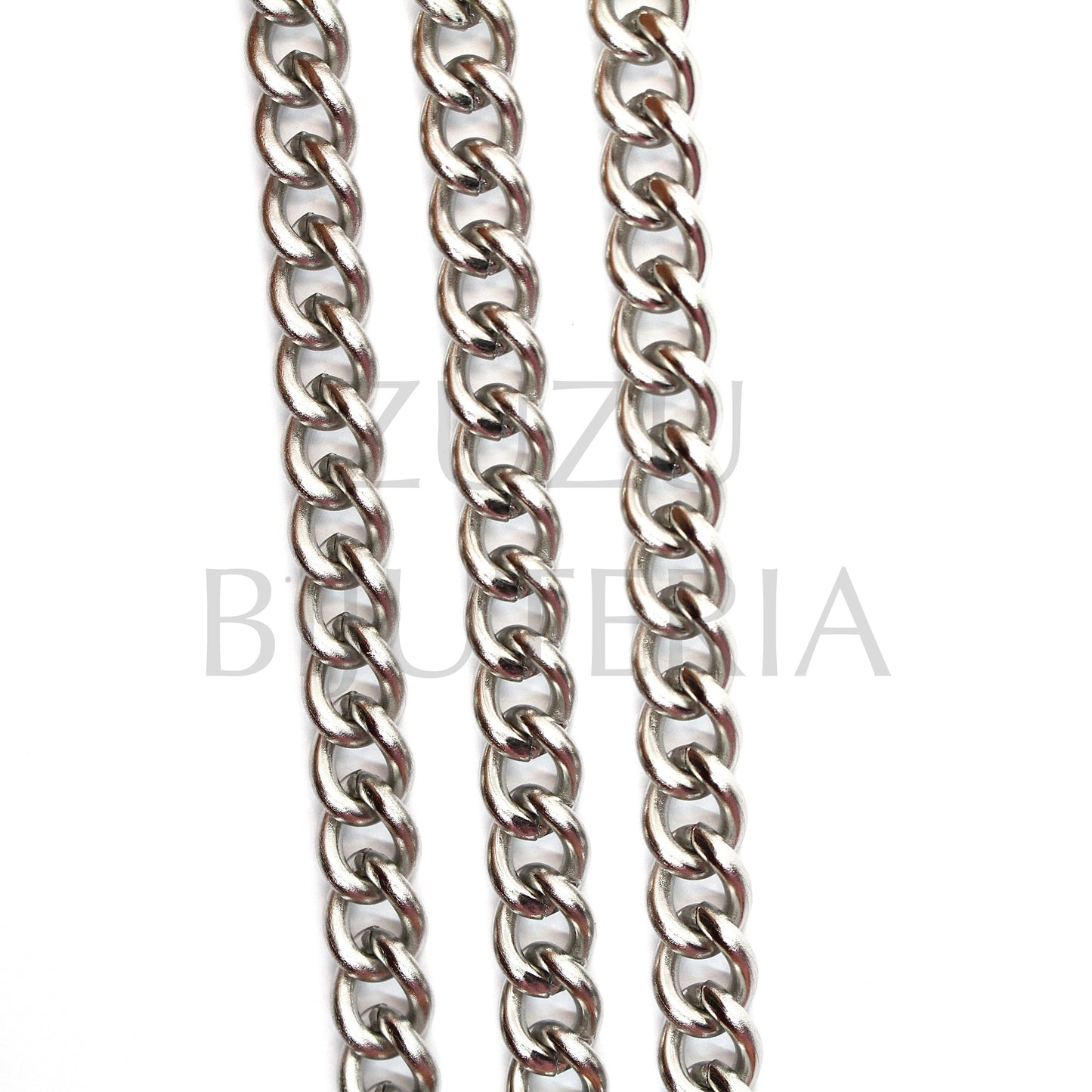 Twisted Link Chain 7mm - Stainless Steel