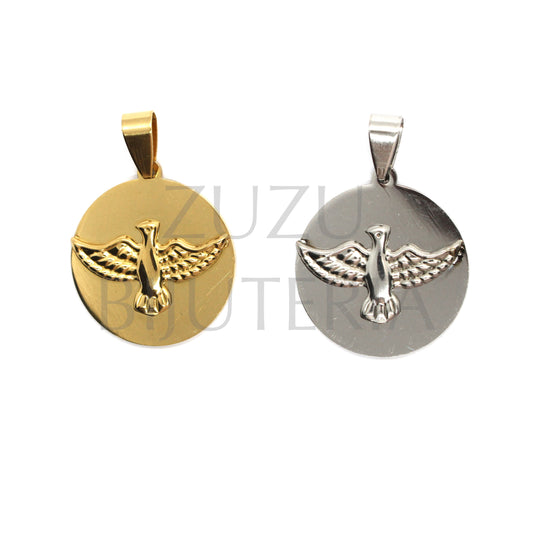 Holy Spirit Pendant 25mm - Stainless Steel