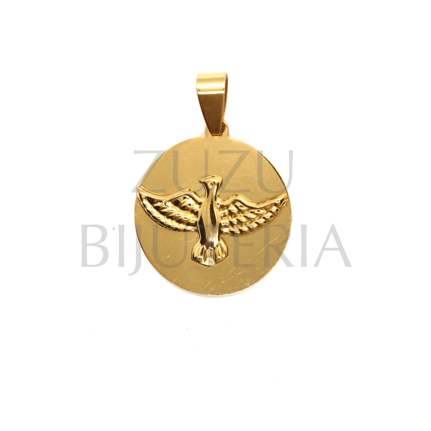 Holy Spirit Pendant 25mm - Stainless Steel