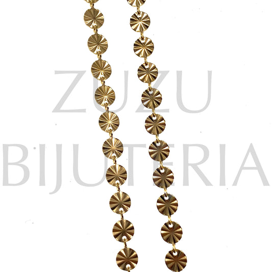 Chain Elo Dorado Sol 7mm - Stainless Steel