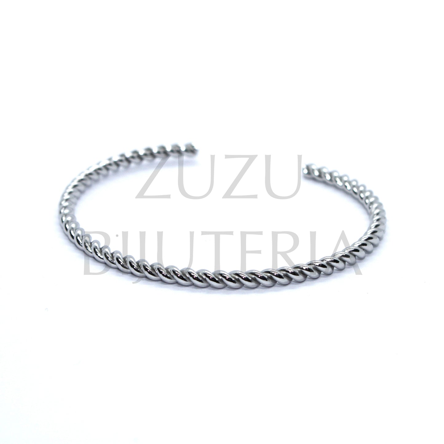 Slave Twisted Silver (Adjustable) - Stainless Steel