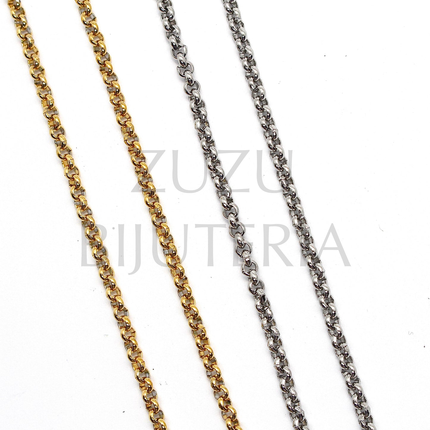 2.5mm Round Link Chain - Stainless Steel