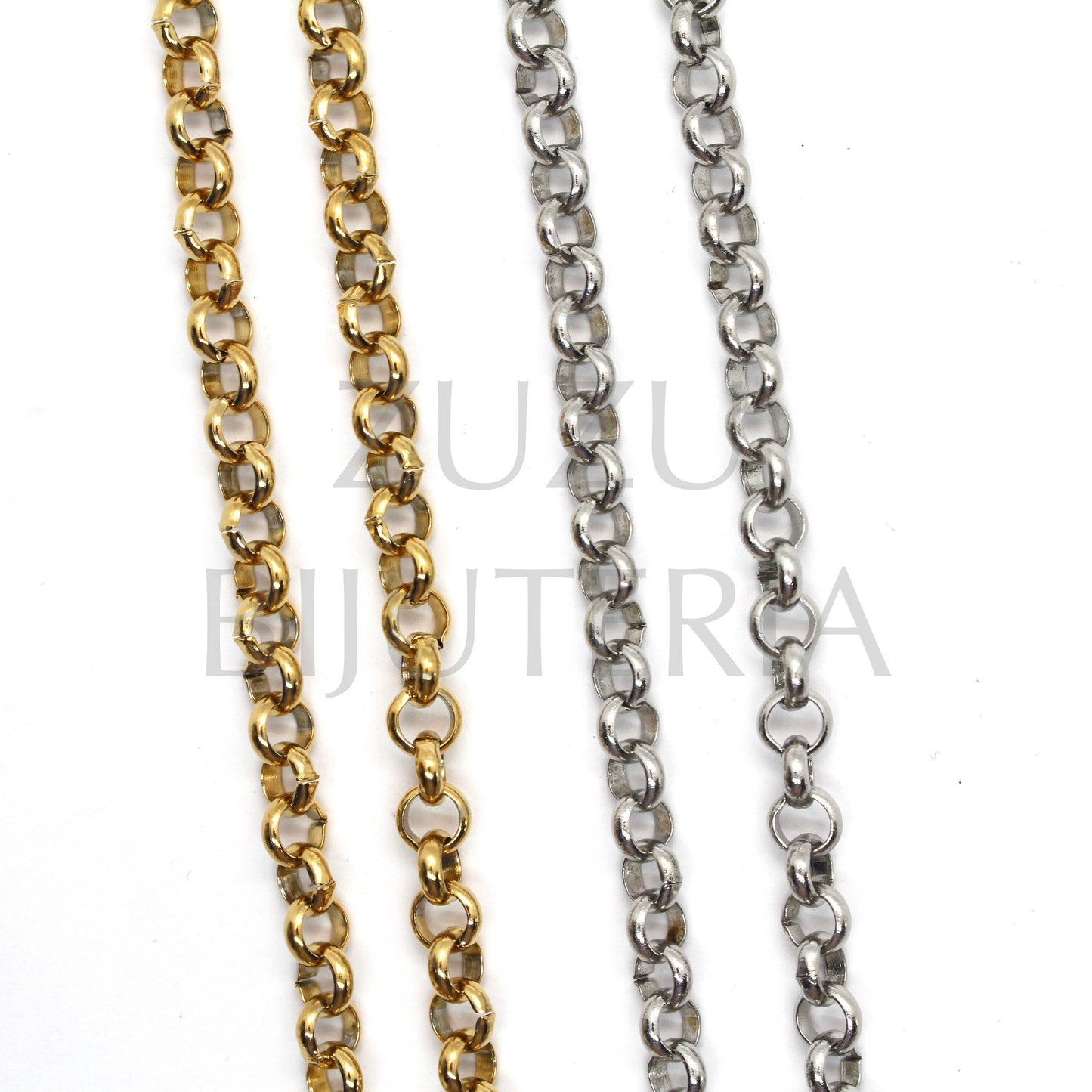 4mm Round Link Chain - Stainless Steel