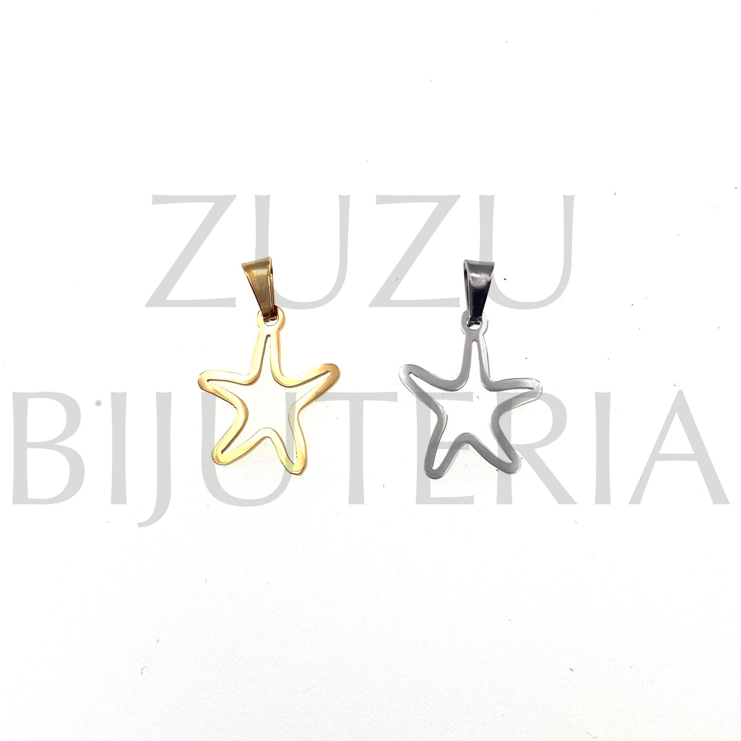 Star of the Sea Pendant 15mm - Stainless Steel