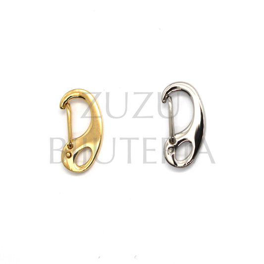 Carabiner Closure 16mm x 8mm - Stainless Steel