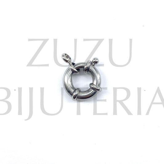 Thick Silver Sailor Clasp - Stainless Steel