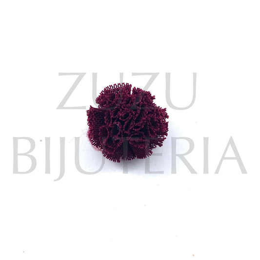 Pompom Bola de Renda 25mm - Roxo