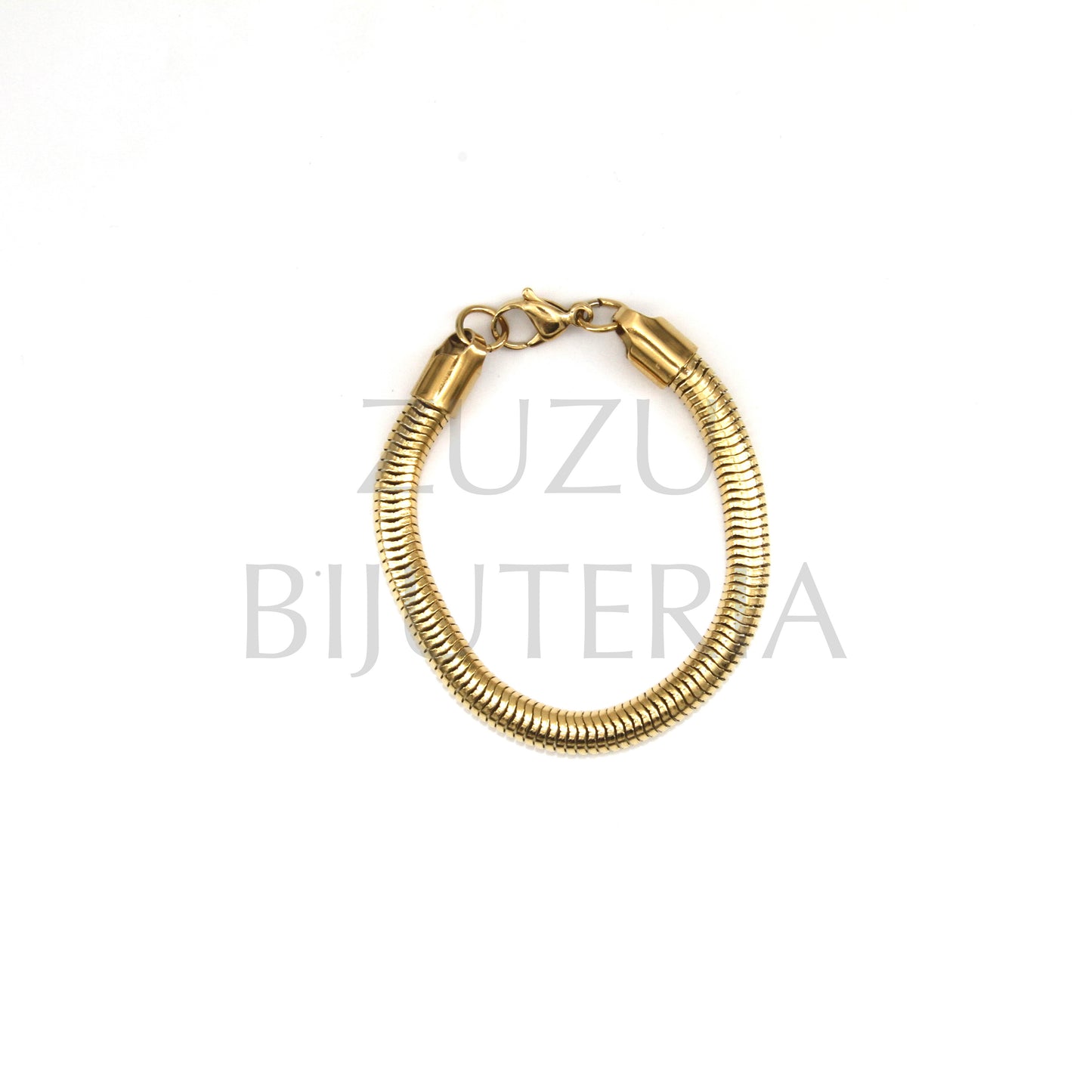 Pulseira Dourado 6mm (18cm) - Aço Inox