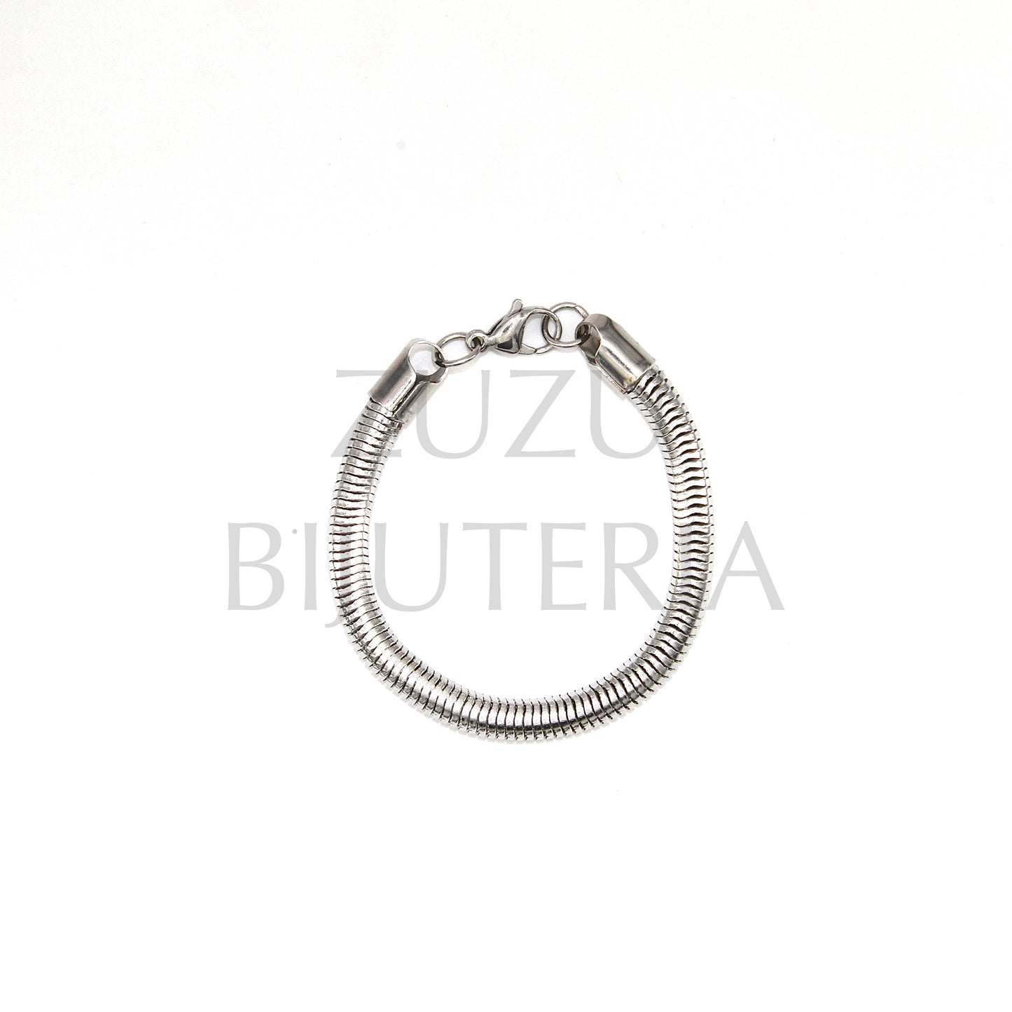 Pulseira Prateado 6mm (18cm) - Aço Inox