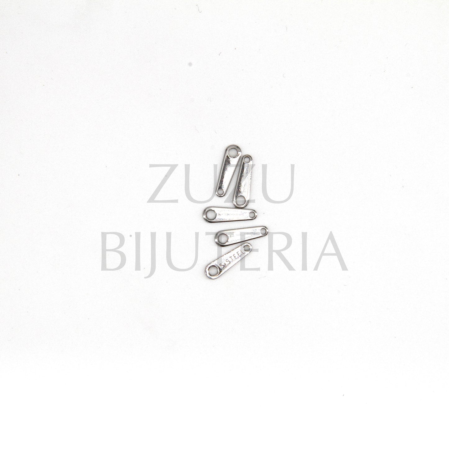 Pendente STAINLESS STEEL (Pacote de 10) 10mm x 3mm - Aço Inox