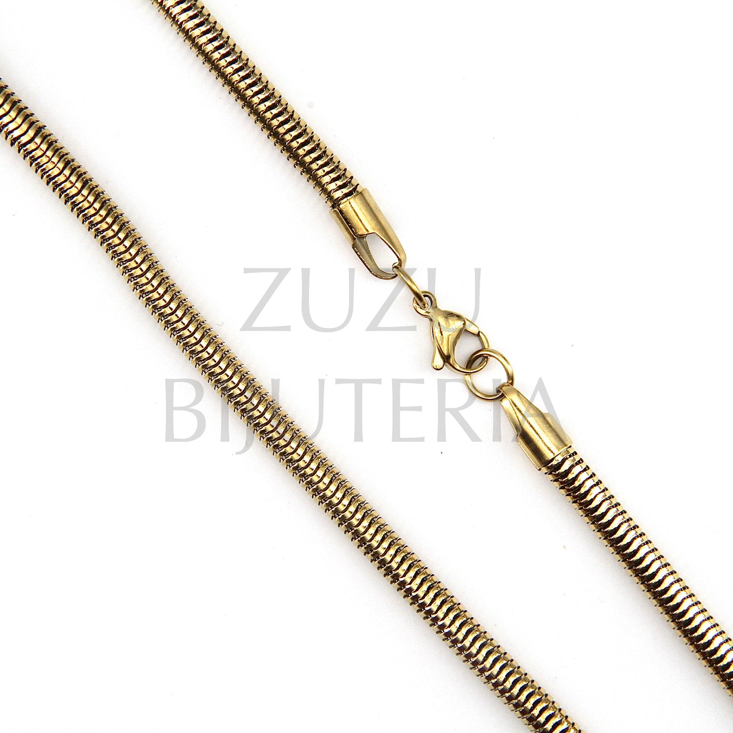 Colar Corrente Dourado 4.7mm (45cm) - Aço Inox