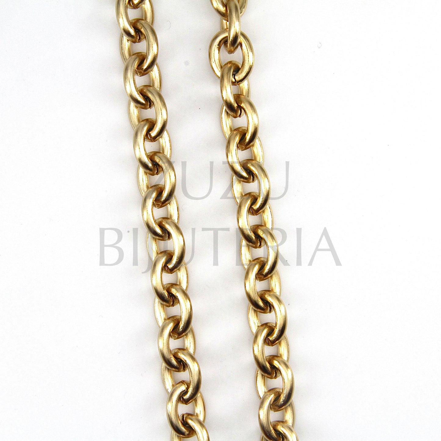 Thick Oval Gold Link Chain 14mm x 11mm - Stainless Steel