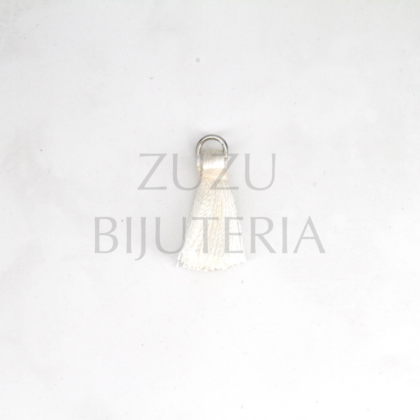 Borla/Franja Branco 22mm x 12mm