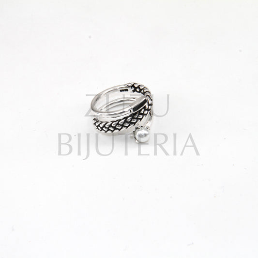 Ring (Adjustable) - Silver Plated