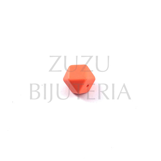 Conta Laranja 17mm - Silicone