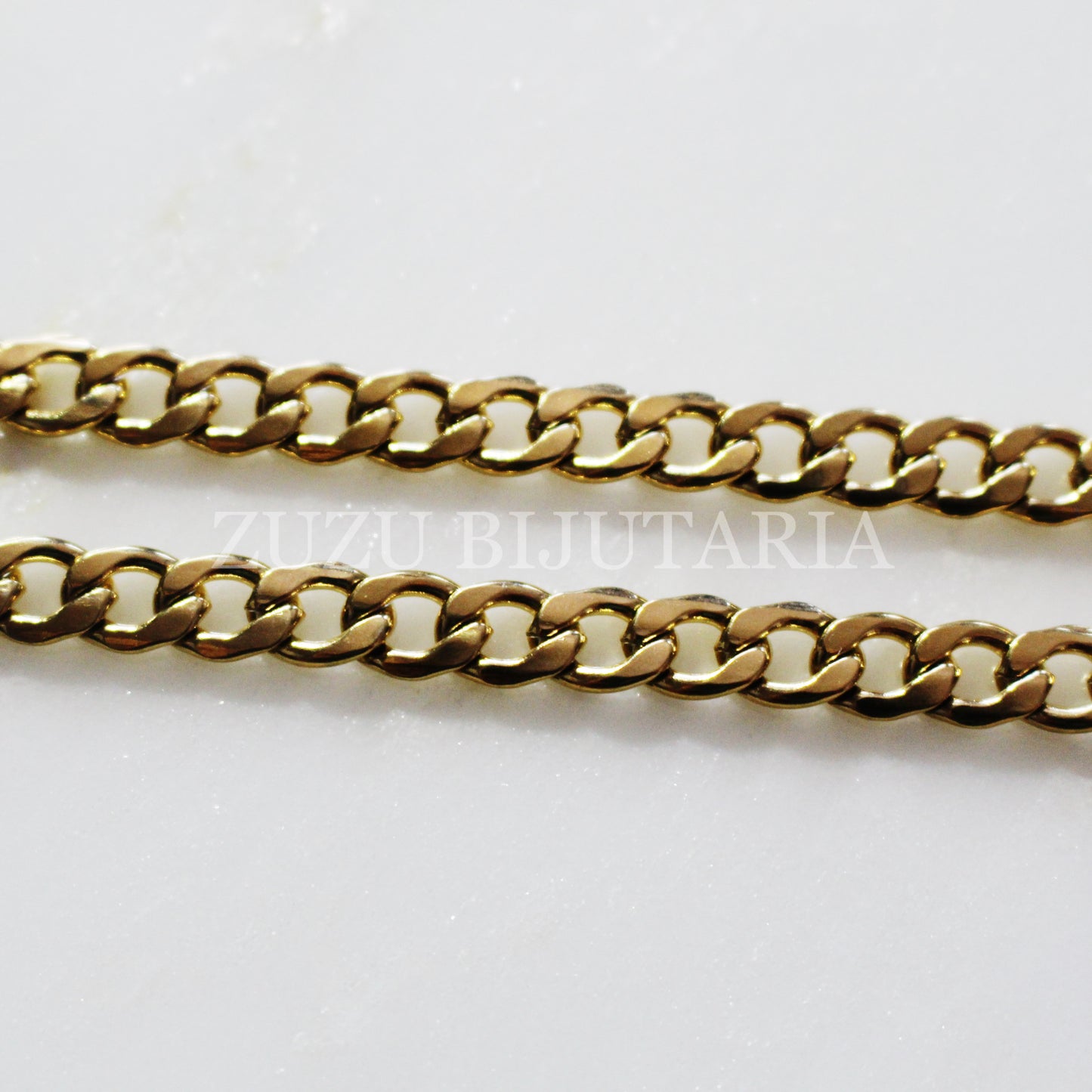 Flat Link Chain 3mm, 5mm and 8mm - Stainless Steel