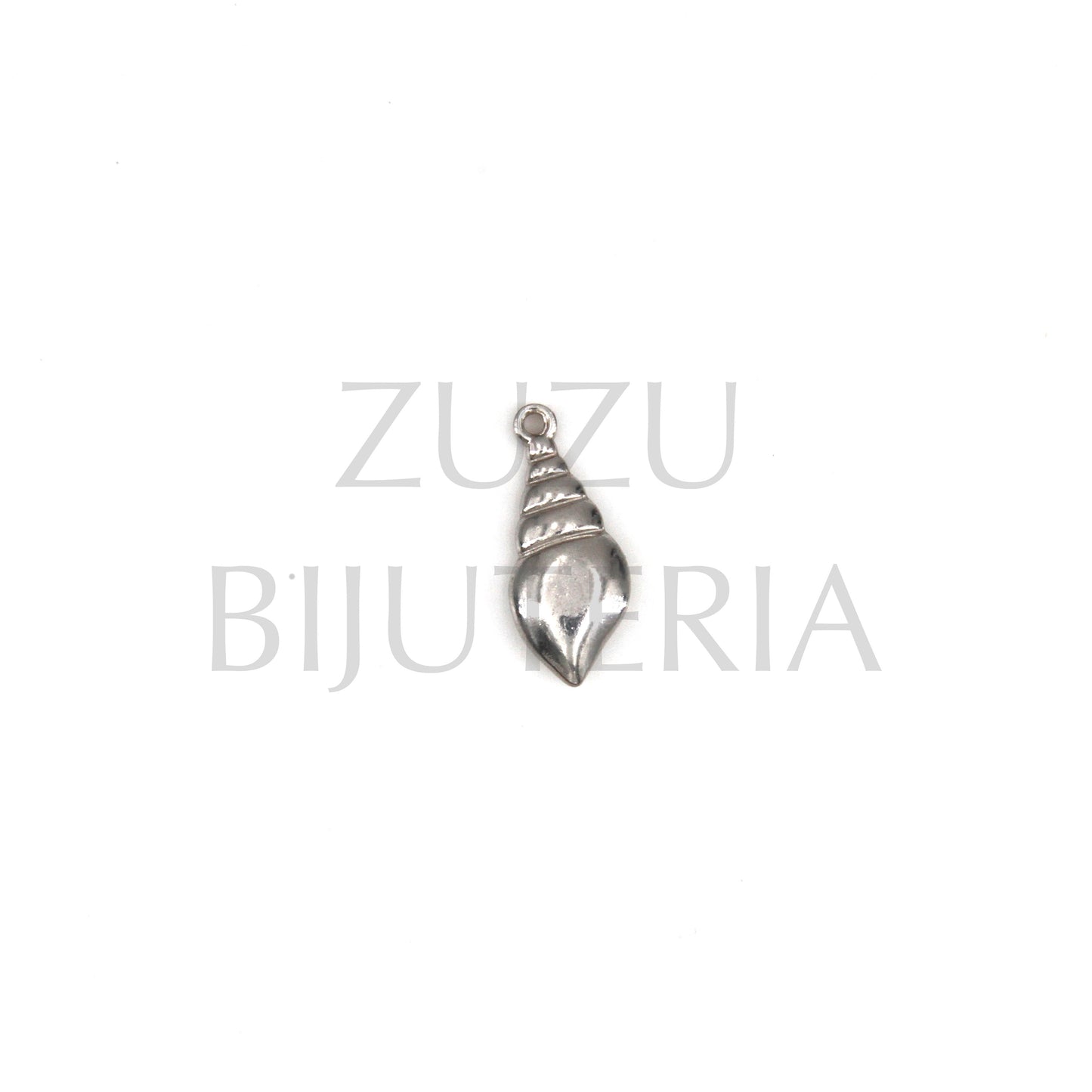 Shell Pendant 21mm x 9mm - Stainless Steel