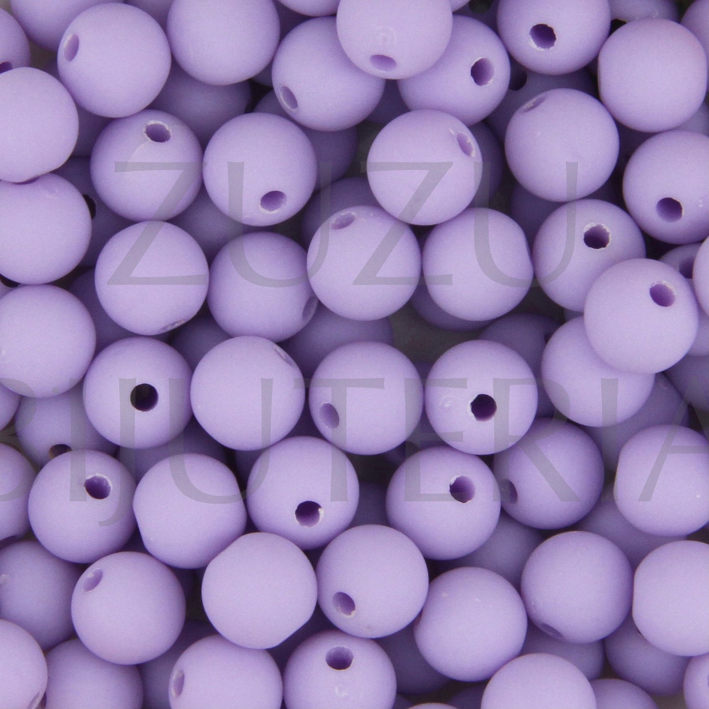 Mate Acrylic Bead 8mm (100 pieces) - Lilac