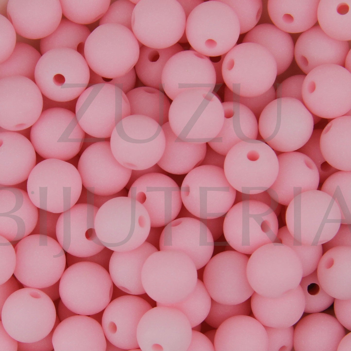 Mate Acrylic Bead 8mm (100 pieces) - Pink