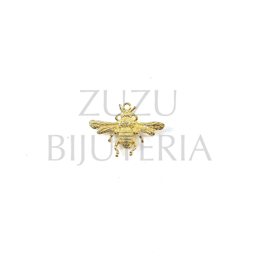 Pendente Besouro Dourado 21mm x 26mm - Cobre