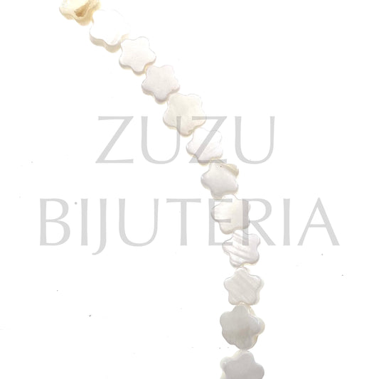 Mother of Pearl Flower Bead 7mm