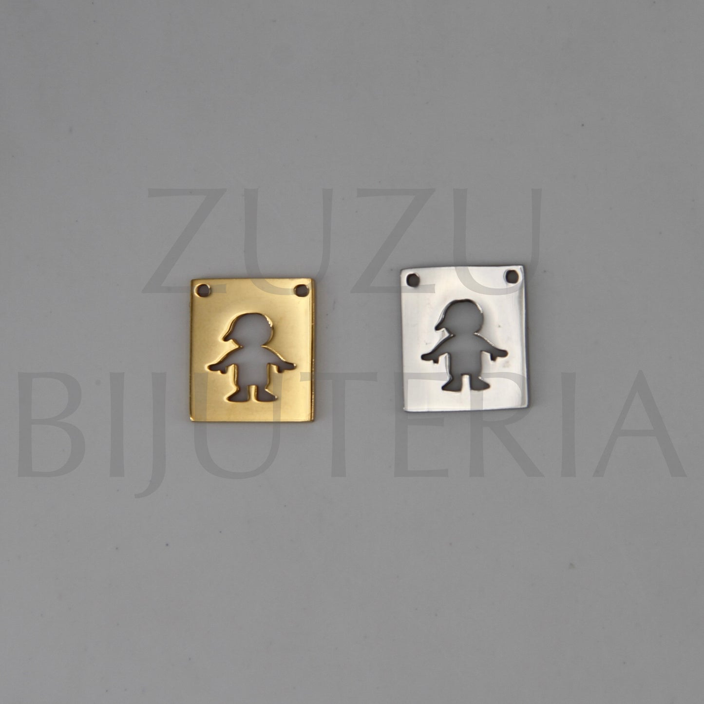 Pendant/Scapular Boy 15mm x 13mm - Stainless Steel