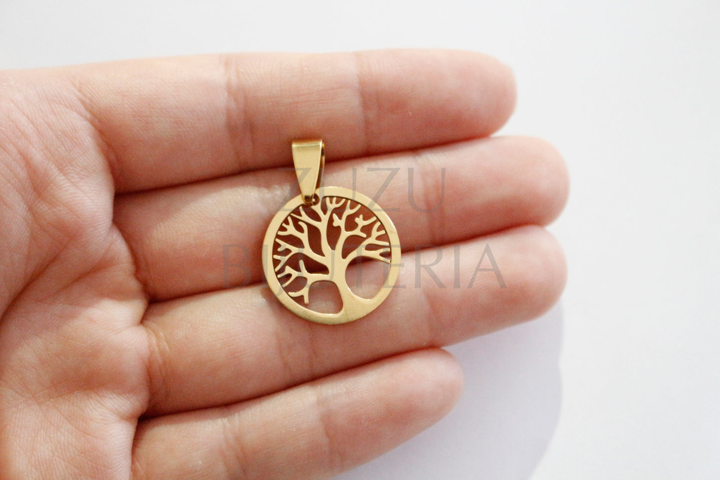 Tree Pendant - Stainless Steel