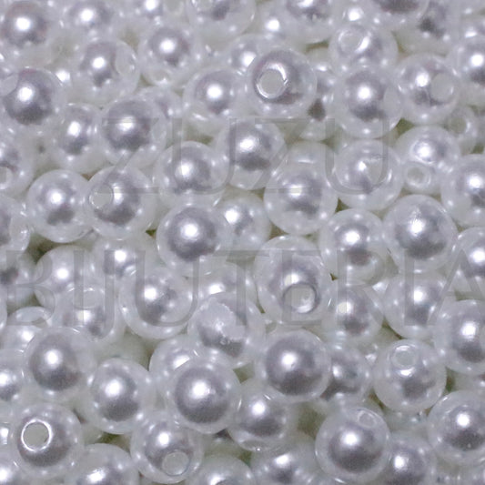 8mm Pearl Bead (100 pieces) - White