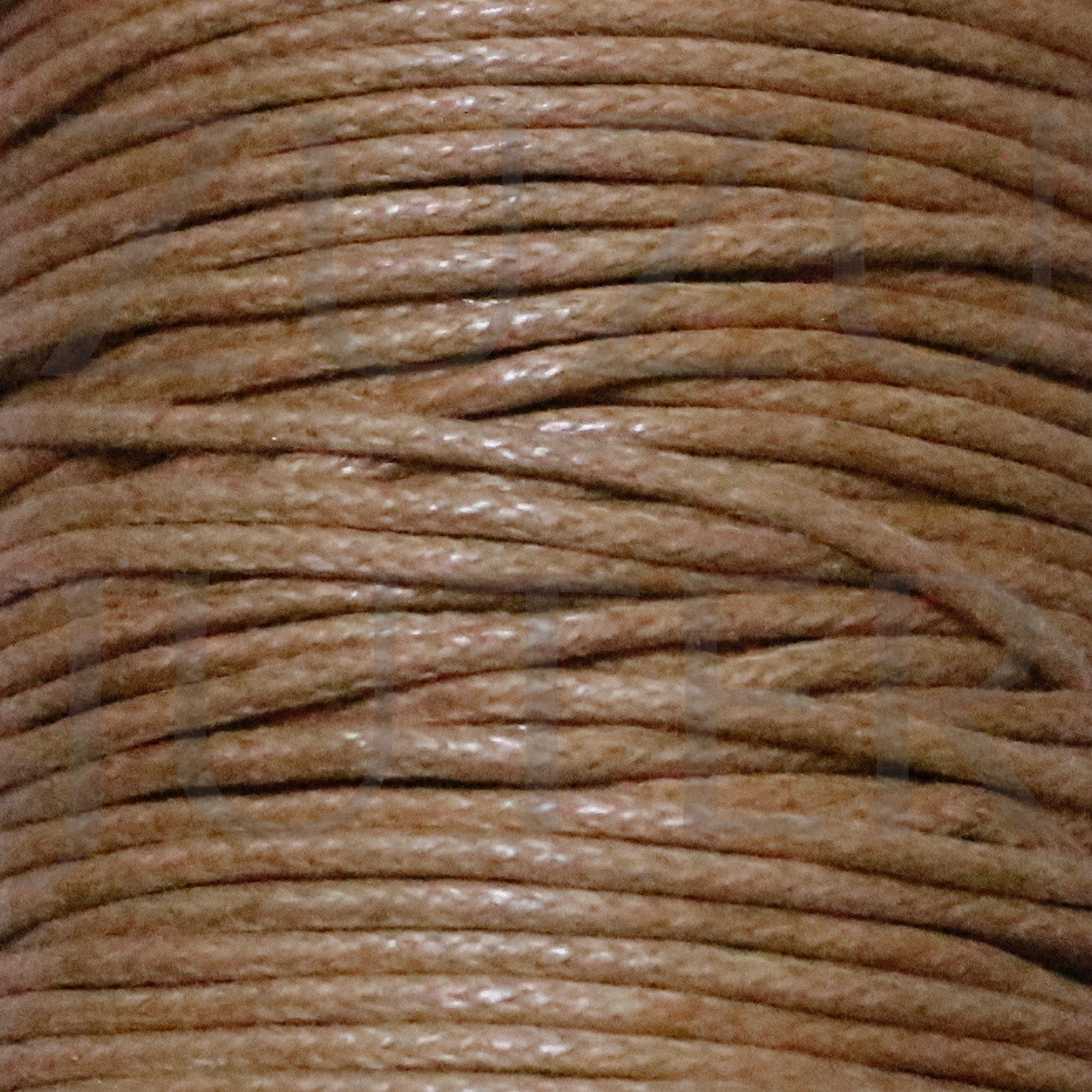 Closed Cotton Thread 1mm - Light Brown