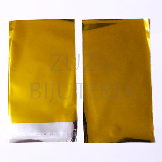 Bags with Metallic Sticker Flap 18mm x 10mm (10 pieces)
