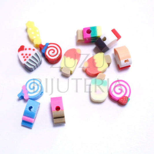 Assorted Sweet Beads - 40 pieces