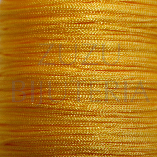 Fio de Seda 1mm - Amarelo/Laranja