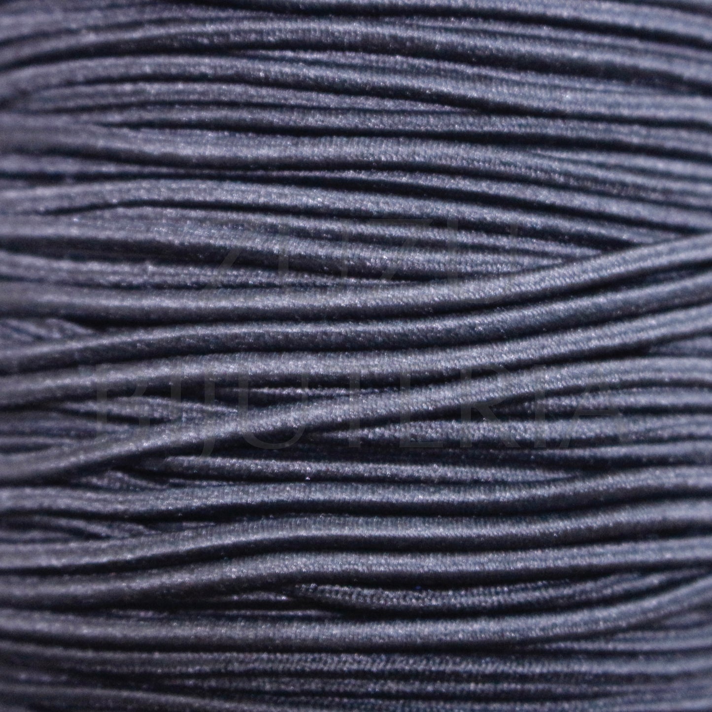 2mm Elastic Cotton Thread - Black